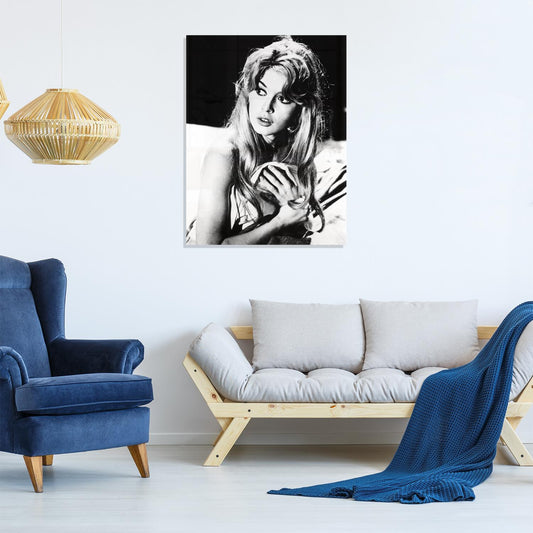 Acrylglasbild - Brigitte Bardot - Einrichtungsbeispiel Foto