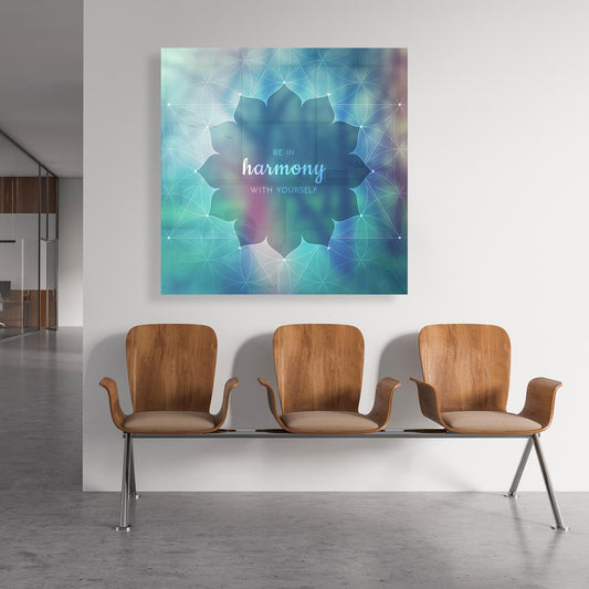 Yoga Art - Be In Harmony with Yourself - Einrichtungsbeispiel Foto