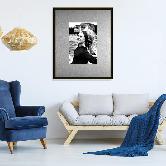 Rahmenbild mit Alupassepartout - Brigitte Bardot