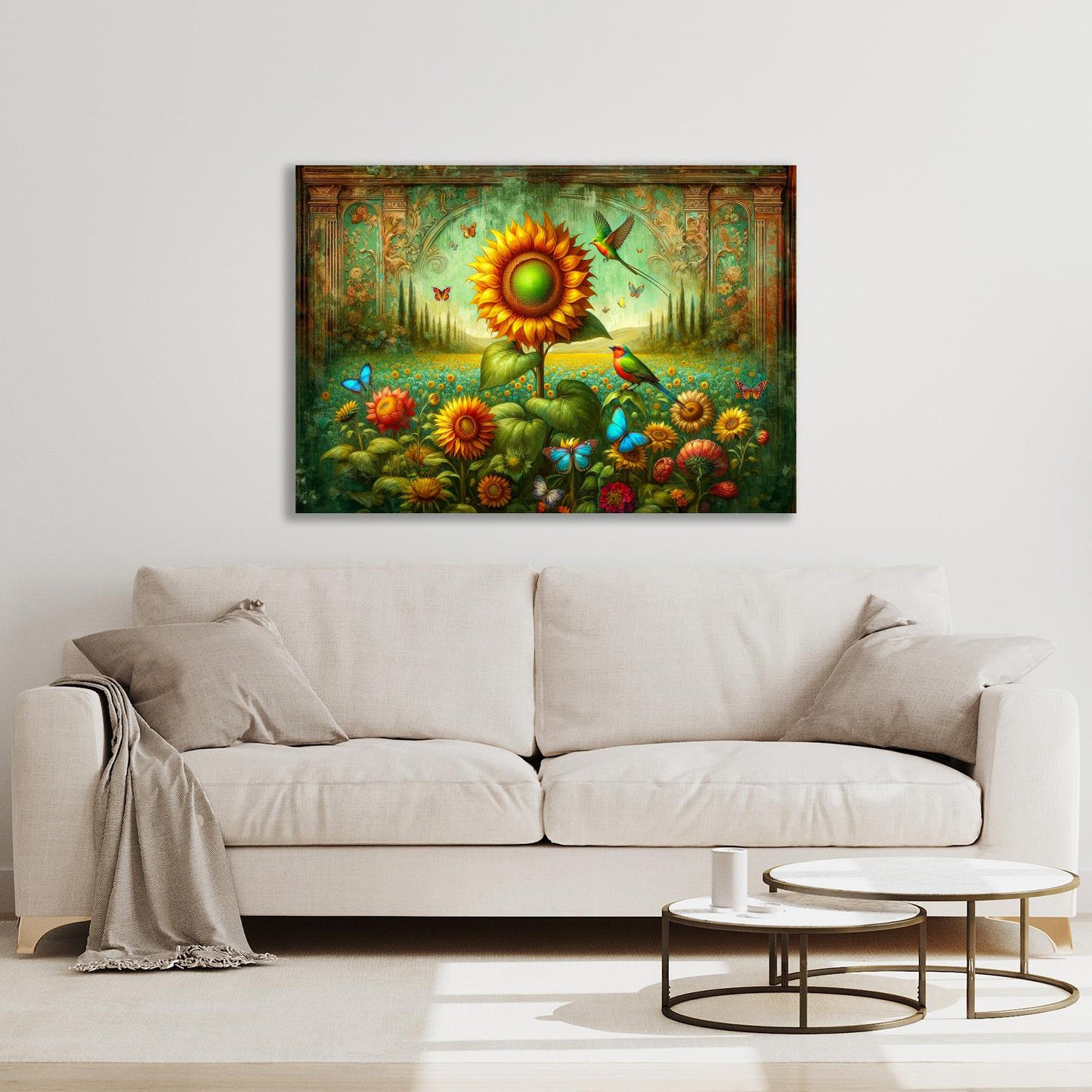 Acrylic glass picture - Sunflower time