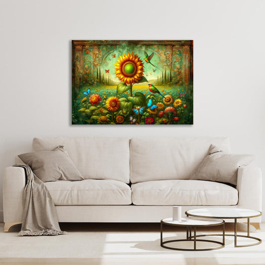 Acrylic glass picture - Sunflower time