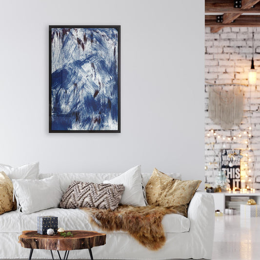 Tableau sur toile avec cadre creux - Isra 40x60cm