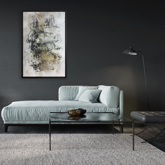 Tableau sur toile avec cadre creux - Mamoru 40x60cm