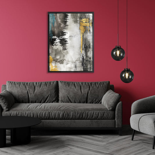 Tableau sur toile avec cadre creux - Tryggve 40x60cm