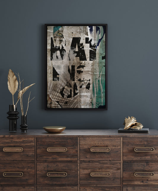 Tableau sur toile avec cadre creux - Alaric 40x60cm