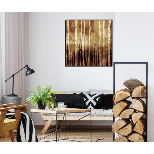 Tableau sur toile avec cadre creux - Noé 50x50cm