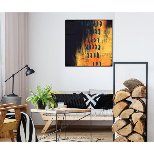 Tableau sur toile avec cadre creux - Felix 50x50cm