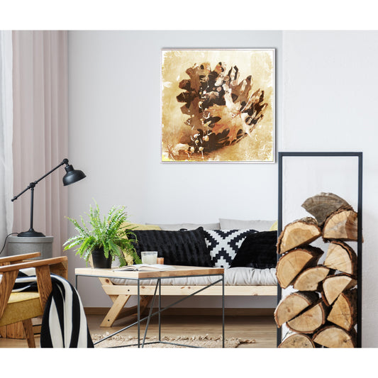 Tableau sur toile avec cadre creux - Emma 50x50cm