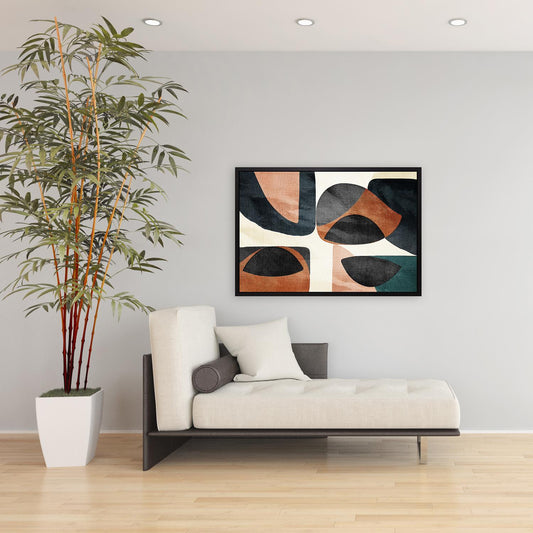 Leinwandbild mit Schattenfugenrahmen - Nordic Frame 60x40cm