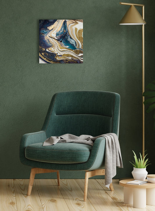 Opulentis Blattgold-Uhr