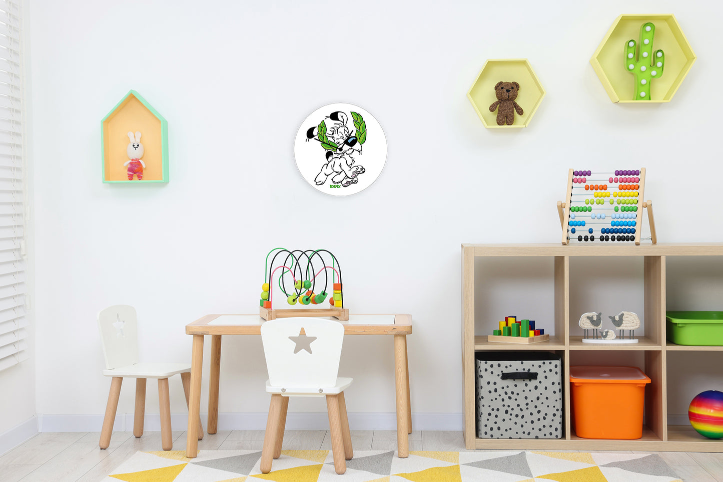 Acrylglas-Uhr - Idefix