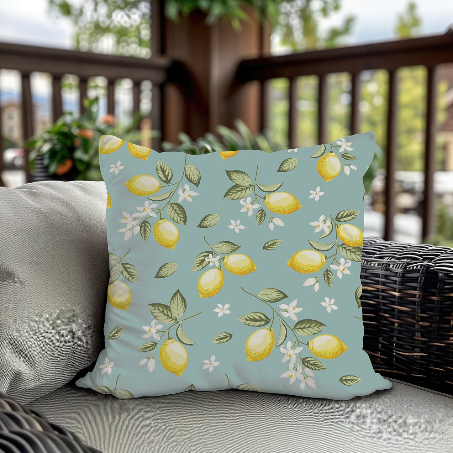 Outdoor Kissenbezug - Fresh Lemons