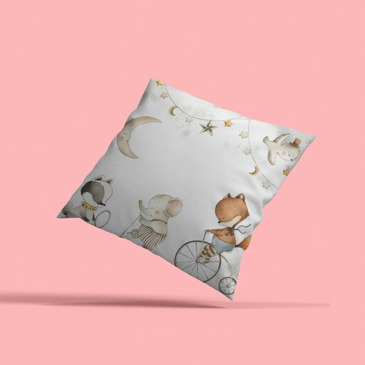 Taie d'oreiller - Animaux heureux