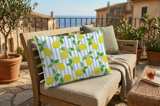 Outdoor Kissenbezug - Flower Citrus