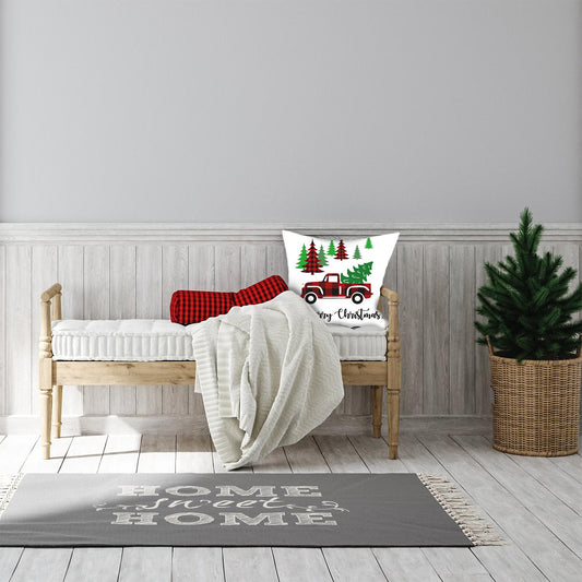Kissenbezug - Weihnachtstruck Wohnbeispiel