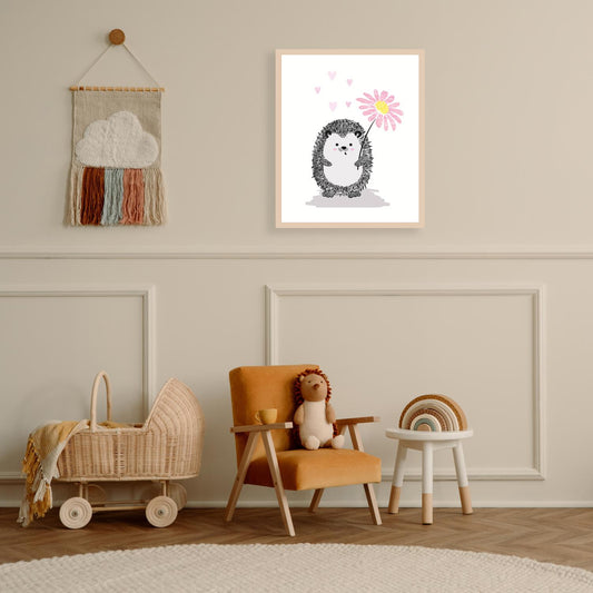 Frame picture - Cute hedgehog