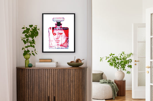 Rahmenbild - Red Perfume Luxury Wohnbeispiel