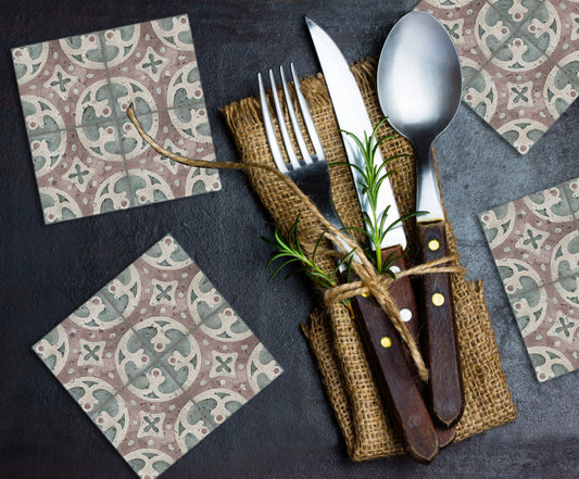 Steinuntersetzer-Set - Lyra Wohnbeispiel