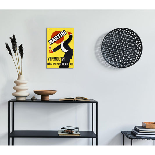 Blechschild - Martini Vermouth - Einrichtungsbeispiel Foto