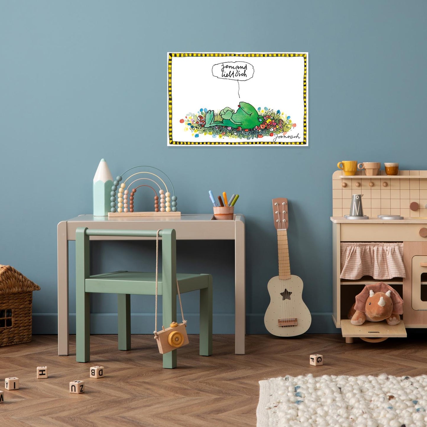 Janosch metal sign - Someone loves you