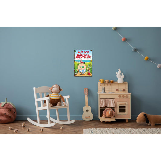 Blechschild - Auf in's nächste Abenteuer Asterix und Obelix