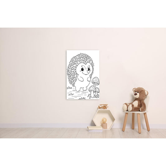 Bemalbares Whiteboard - Kleiner Igel