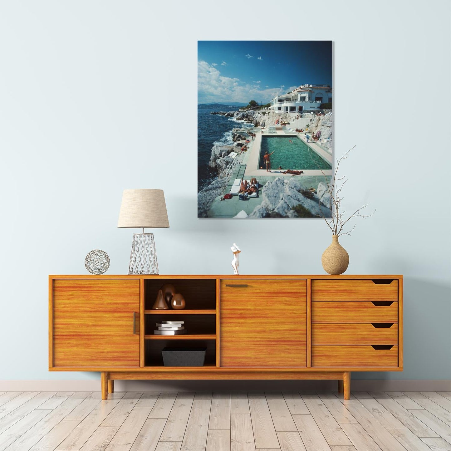 Slim Aarons - Eden-Roc Pool Wohnbeispiel