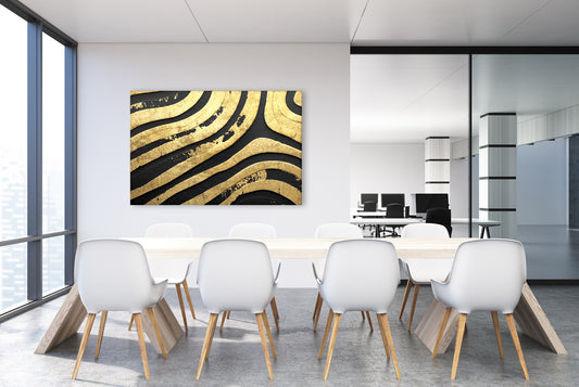 Akustikbild - Golden Pattern - Einrichtungsbeispiel Foto