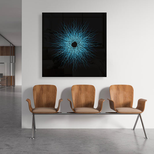 Medical Office Art - Abstract lines rotation - Einrichtungsbeispiel Foto