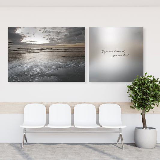 Leinwandbild - You can do it - Einrichtungsbeispiel Foto