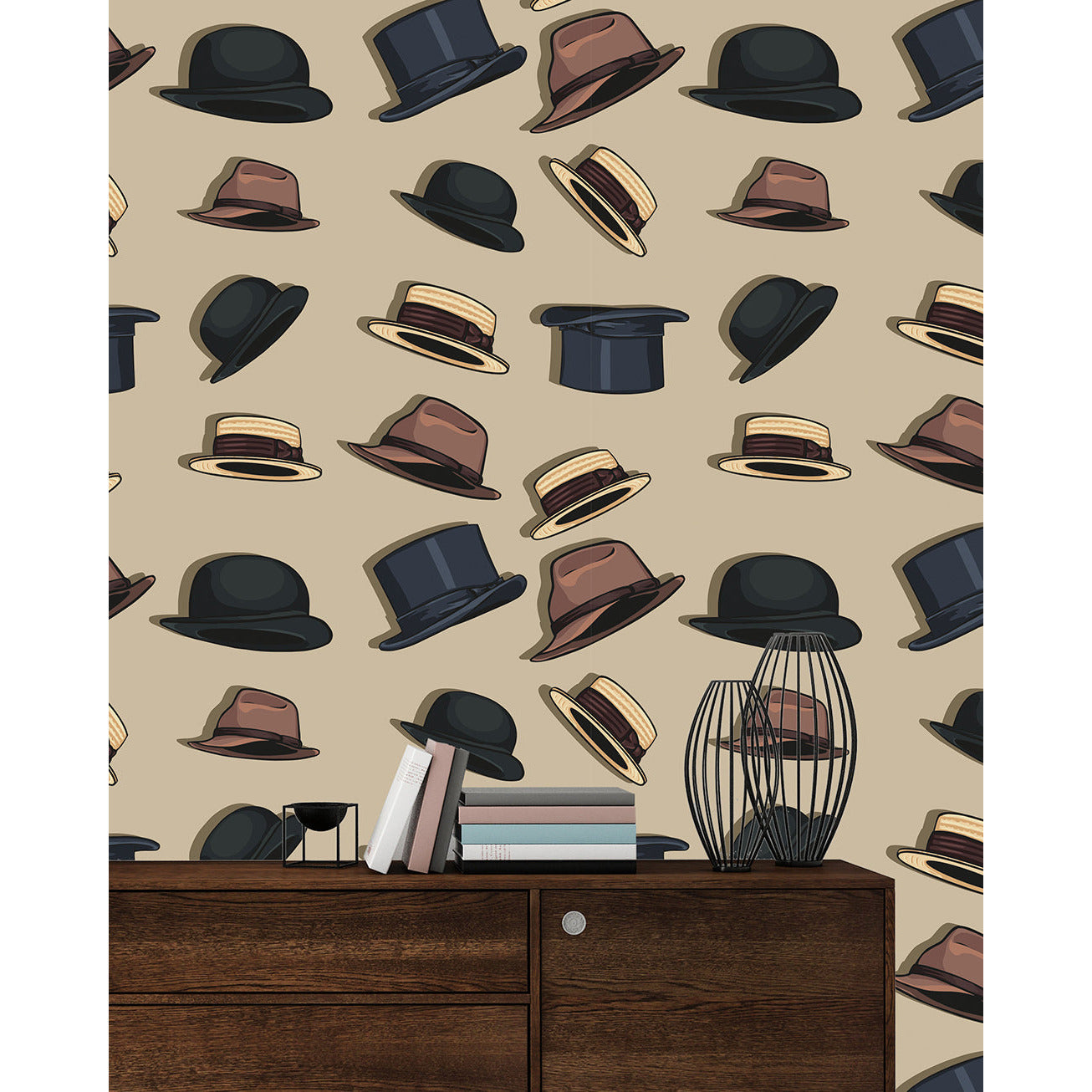 Tapete - Hats Wohnbeispiel