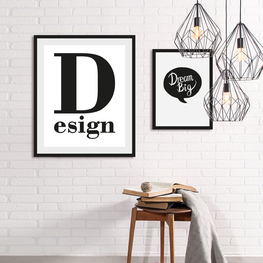 Rahmenbild - Design Wohnbeispiel