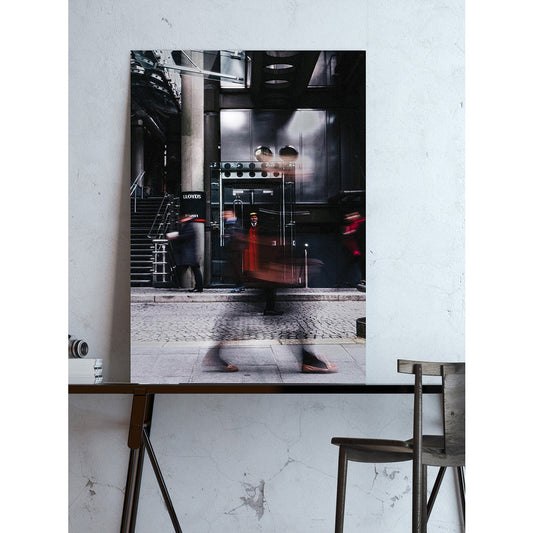 Aluminiumbild - Running Wohnbeispiel