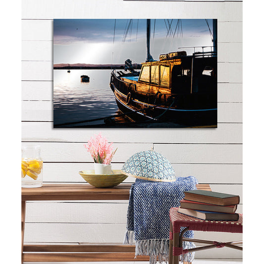 Aluminiumbild - Boat Trip Wohnbeispiel