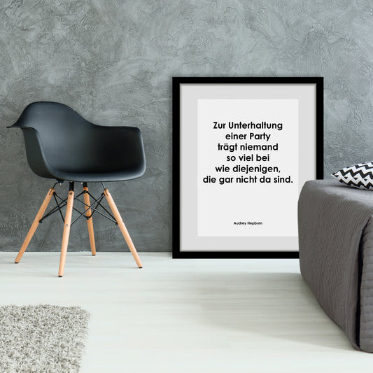 Rahmenbild - Zur Unterhaltung einer Party Wohnbeispiel