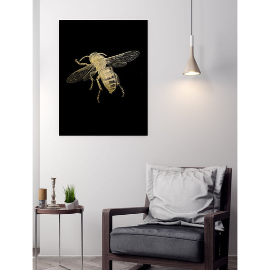 Blattgold Bild - Enno Wohnbeispiel