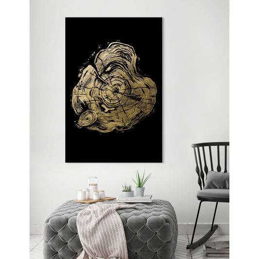 Blattgold Bild - Mika Wohnbeispiel