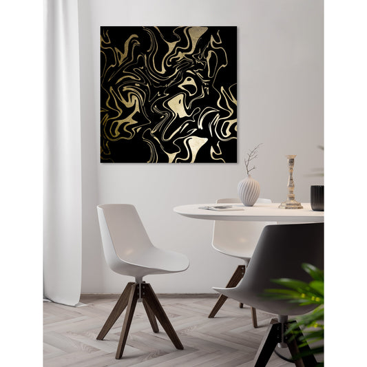 Blattgold Bild - Ben Wohnbeispiel