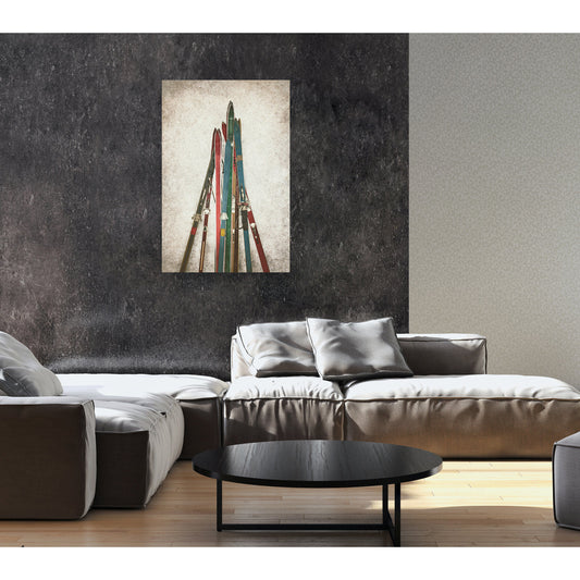 Acrylglasbild - Ski Wohnbeispiel