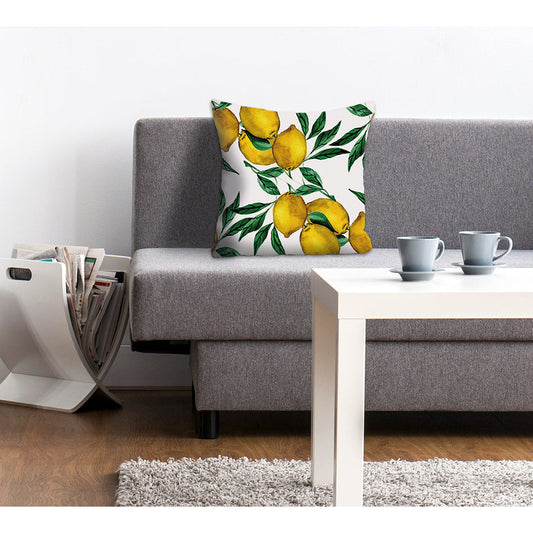 Kissenbezug - Zitronen Detail