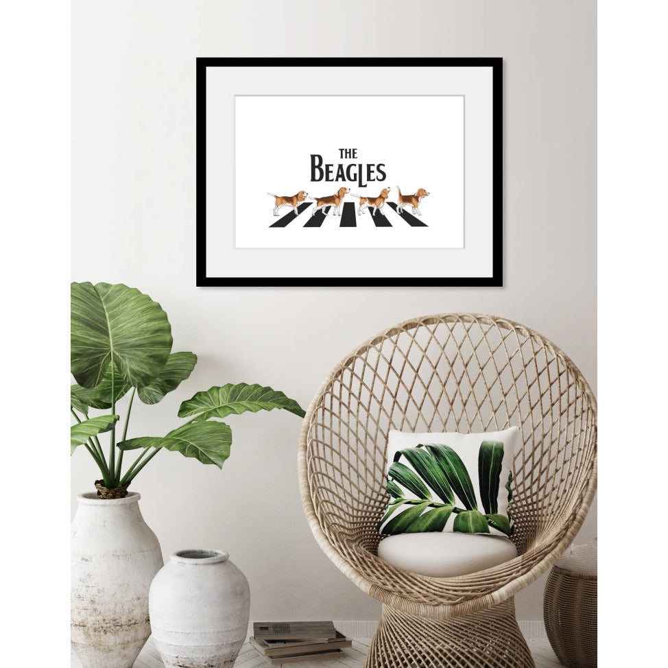 Rahmenbild - The Beagles Wohnbeispiel