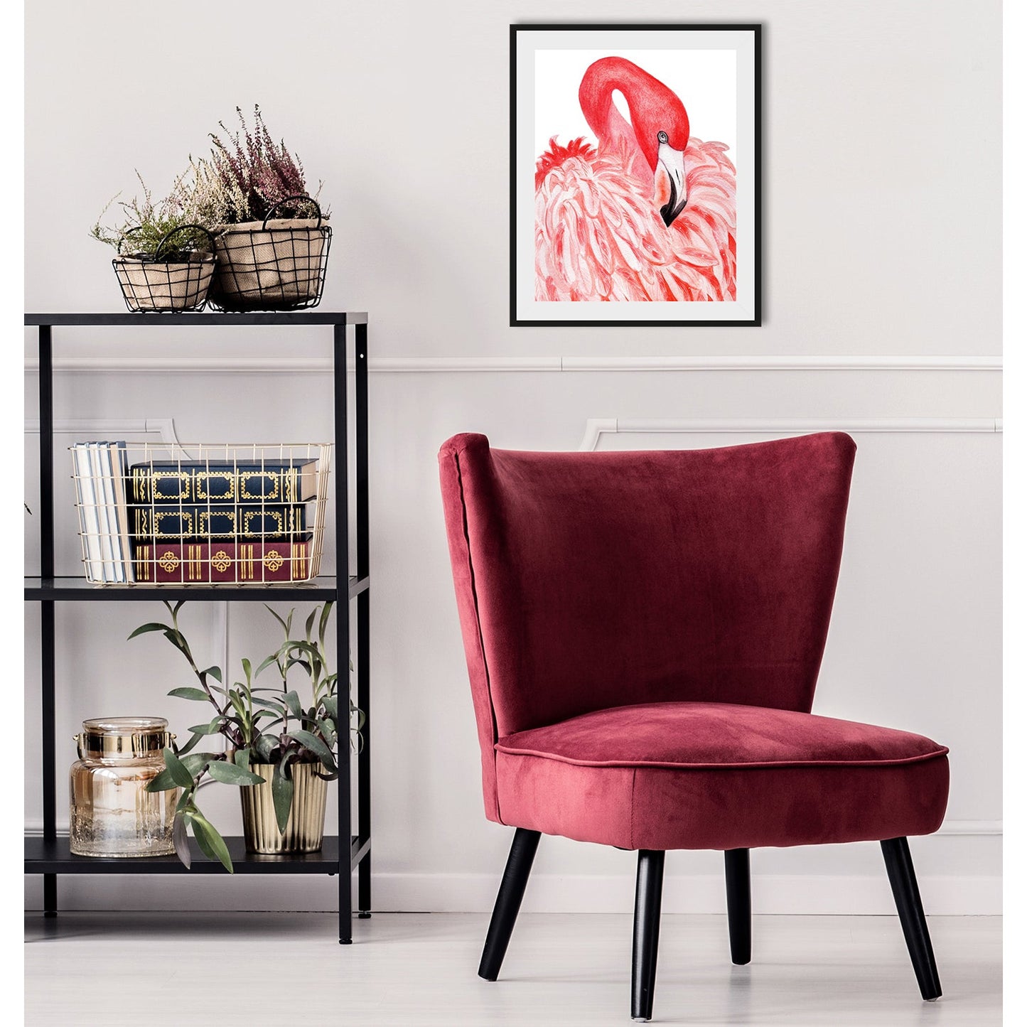 Rahmenbild - Feather Beauty Wohnbeispiel