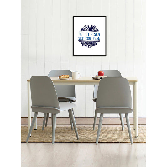 Rahmenbild - Set The Sea Set You Free Wohnbeispiel