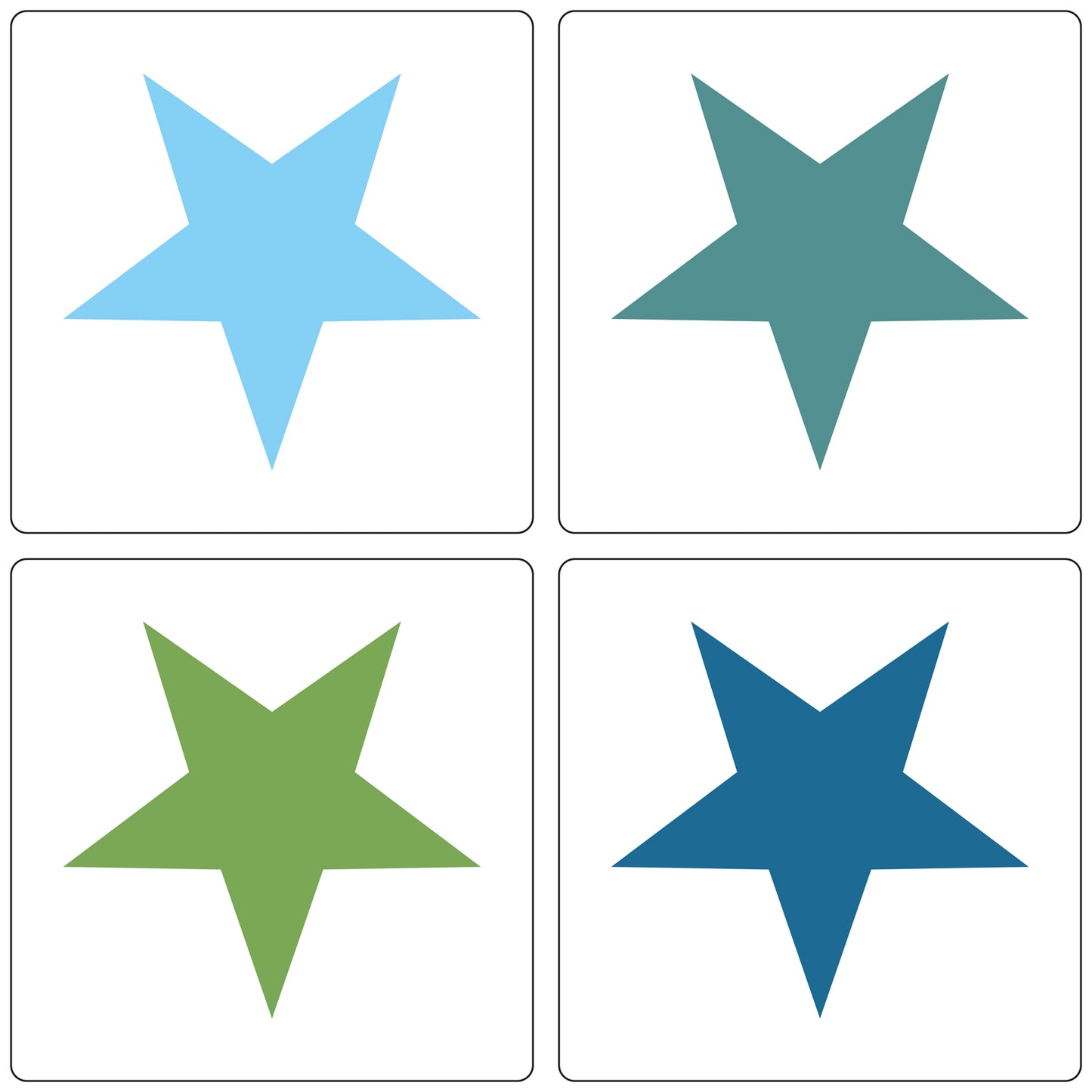 Steinuntersetzer-Set - Ben Detail