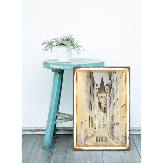 Blechschild - Köln Wohnbeispiel