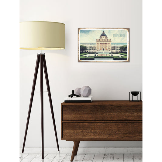 Blechschild - München Wohnbeispiel