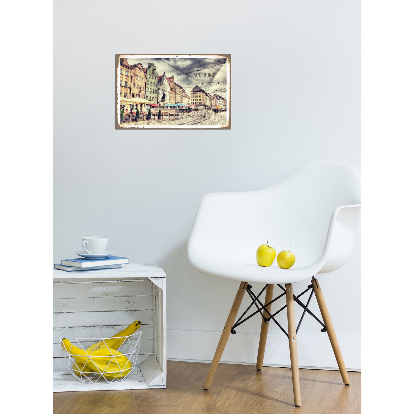 Blechschild - Augsburg Wohnbeispiel