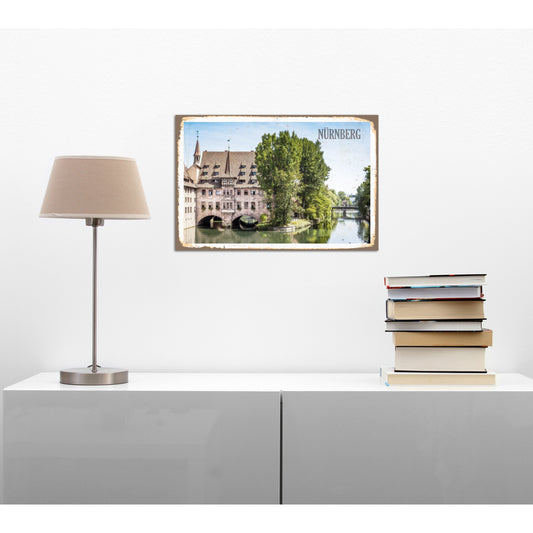 Blechschild - Nürnberg Wohnbeispiel