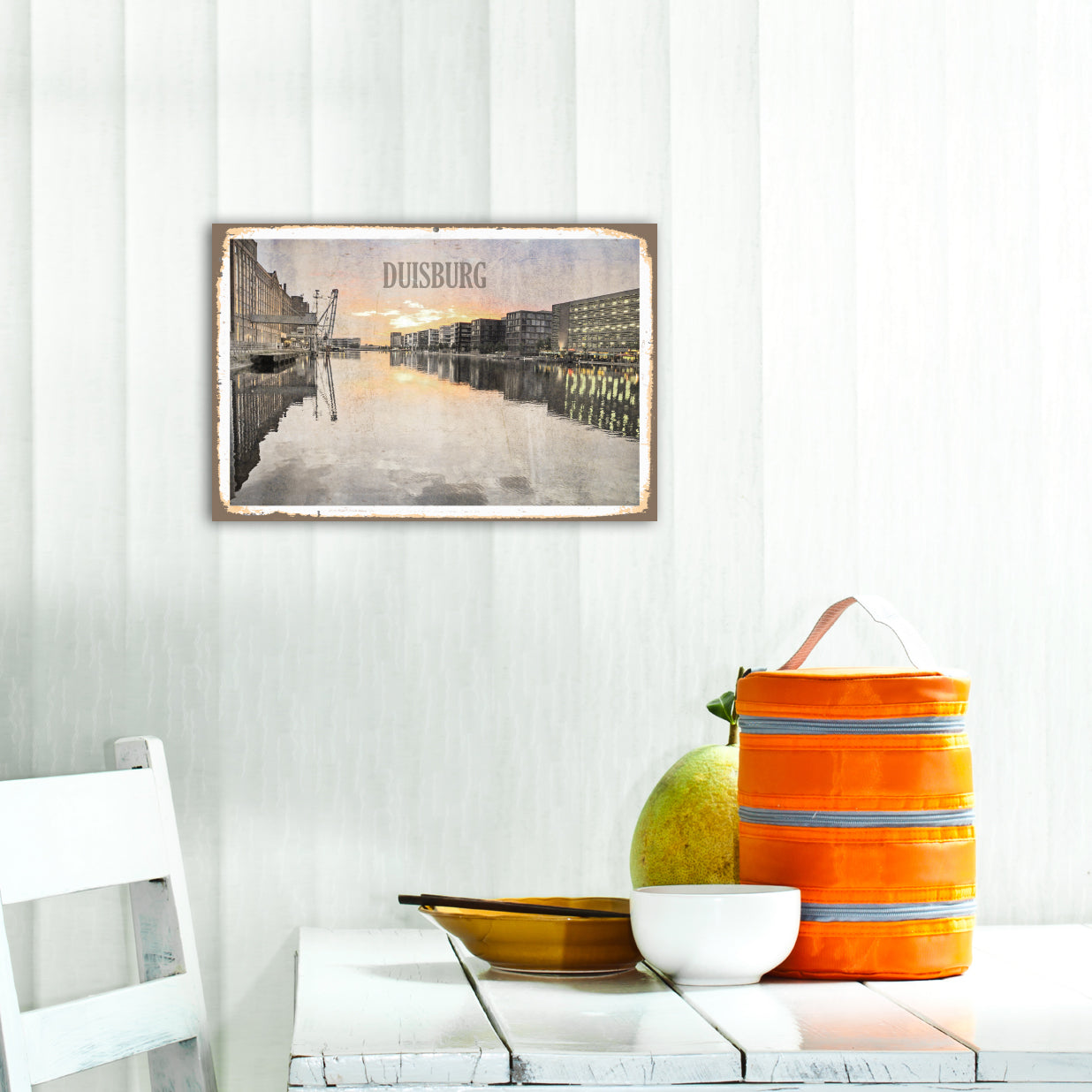 Blechschild - Duisburg Wohnbeispiel