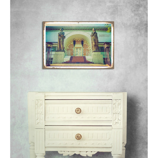 Blechschild - Darmstadt Wohnbeispiel